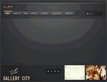 Tablet Screenshot of gallery-city.com